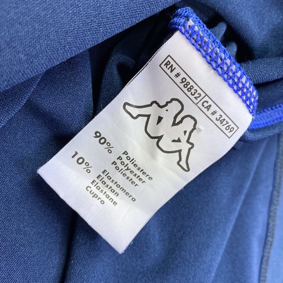 (Sold)Kappa Men's Short Sleeve Jersey Shirt Blue - Picture 5 of 6